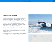 Tablet Screenshot of fishinfeversportfishing.com